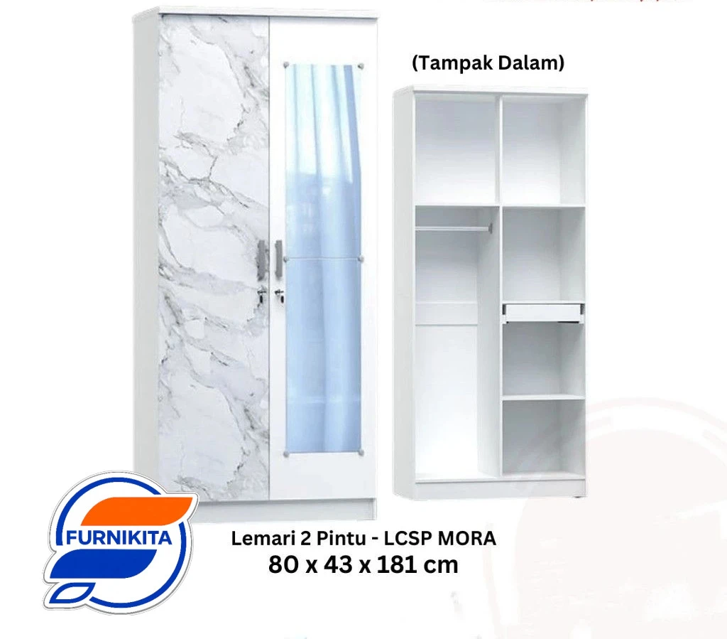Lemari Pakaian 2 Pintu - Swing